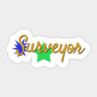 Surveyor Sticker